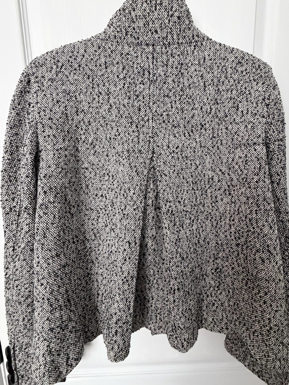 mac & jac Black and White Tweed Button-Front Jacket - Picture 10 of 16